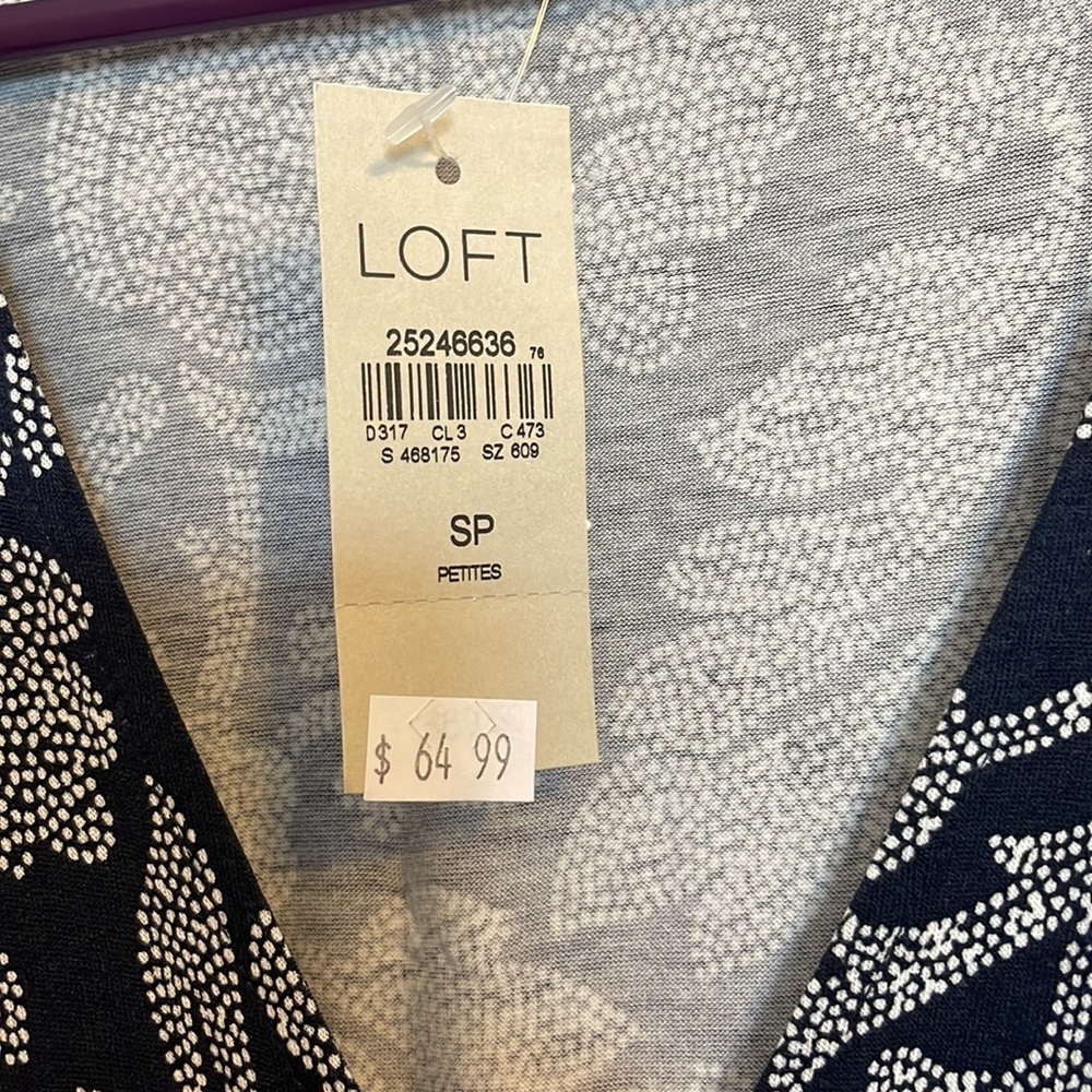 Loft wrap dress size small petite - Picture 3 of 3